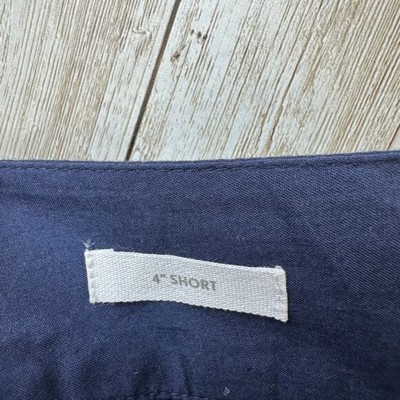 Loft Outlet Eyelet Lacew Shorts Womens Size 2 Navy Blue Scalloped Beachy Boho‎ - Picture 7 of 8